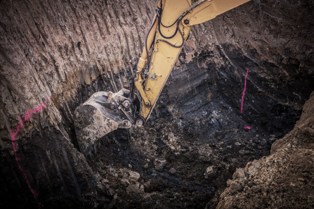 Excavation in Northeast Ithaca