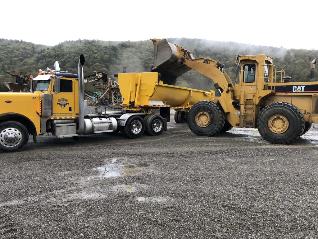 Fall Creek excavation construction