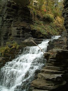 Picture of one of the falls at the Cascadilla Gorge Trail