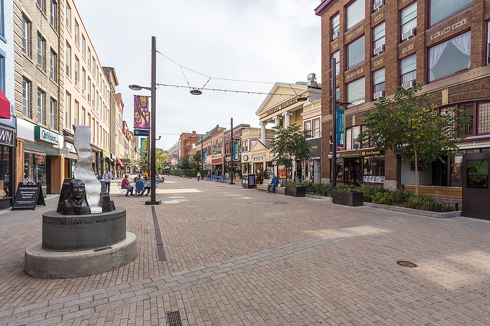 View of Ithaca Commons